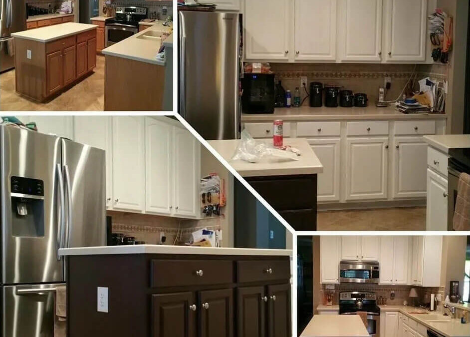 Lacquer Kitchen Cabinets in Charlotte NC for a True White Finish